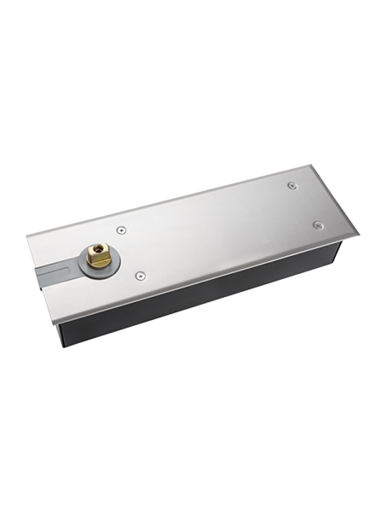 Heavy duty cam action floor spring. Power size: 3-6. Maximum Door weight: up to 300kg. Maximum Opening angle: up to 160°